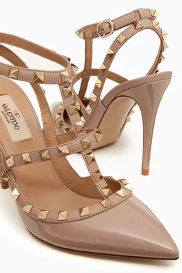 Buy Valentino Garavani Neutral Valentino Garavani Rockstud Caged