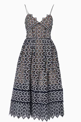 Self portrait store azaelea dress navy