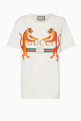 T shirt top gucci tiger