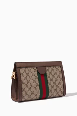 Buy Gucci Brown Brown Ophidia GG Small Shoulder Bag for