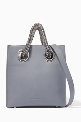 Buy Alexander Wang Blue Washed Denim Genesis Shopper Bag for Women