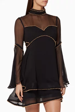 Black thurley dress online