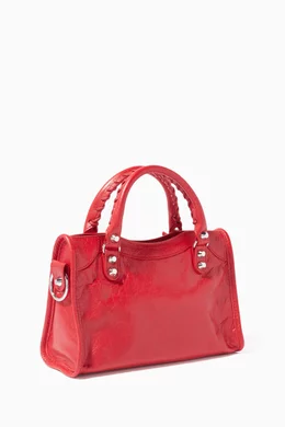 Balenciaga classic outlet mini city red