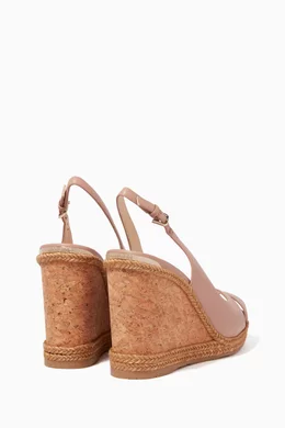 Buy Jimmy Choo Pink Amely 105 Wedge Sandals for Women in UAE Ounass