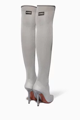 Grey reflective sock best sale boot