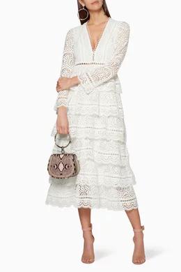 Bayou tiered new arrivals swirl long dress