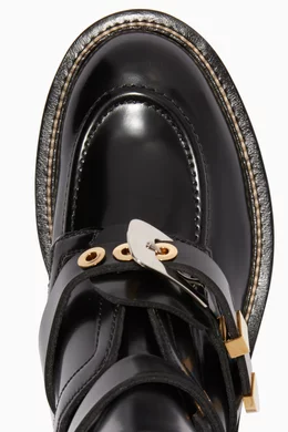 Buy Balenciaga Black Black Ceinture Ankle Boots for Women in UAE Ounass