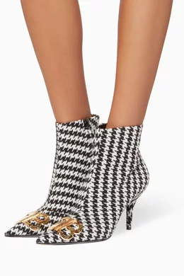 Balenciaga houndstooth booties clearance