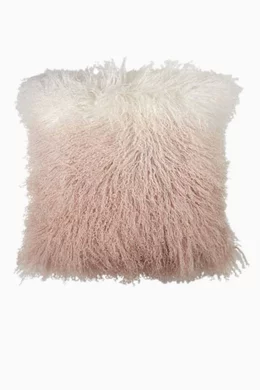 Blush shop fur pillow
