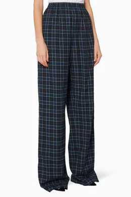 Balenciaga new arrivals tartan pants
