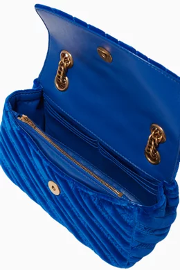 Balenciaga blue velvet bag online