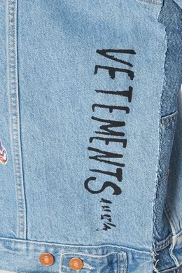 Vetements tribal shop denim jacket