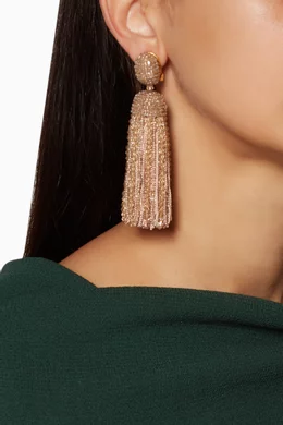 Oscar de la renta earrings sale outlet