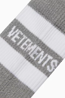 Vetements x reebok socks reflective top
