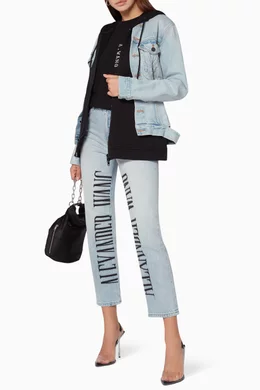 Alexander wang deals layered denim jacket