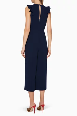Buy WHISTLES Blue Navy Miranda Jumpsuit for Women in UAE Ounass