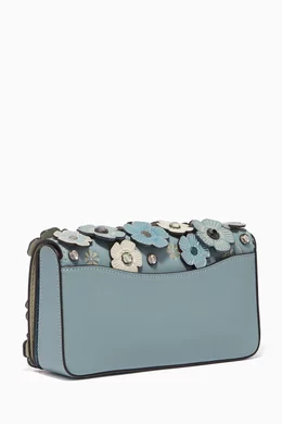 Buy Coach Green Sage Blue Crystal Tea Rose Dinky Cross Body Bag