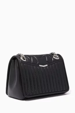 Buy Jimmy Choo Black Black Star Matelass Helia Shoulder Bag for