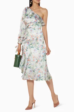 Talulah floral mist midi dress 2025