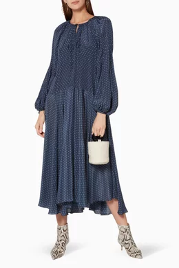 Lee mathews sale polka dot dress
