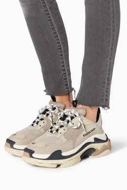 Balenciaga triple outlet s beige black