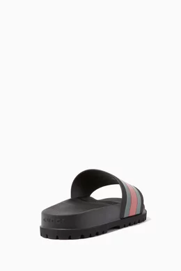 Gucci black sales trek slides