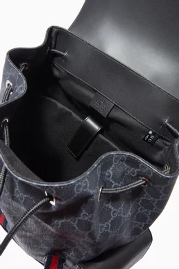 Buy Gucci Black Black GG Supreme Backpack for Men in UAE Ounass