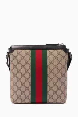 Gucci beige gg 2025 supreme messenger bag