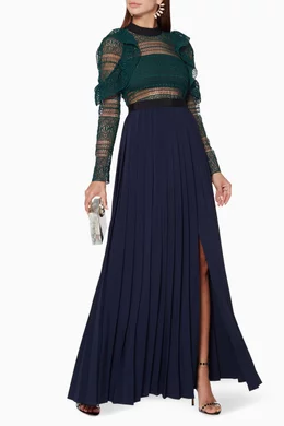 Self portrait spiral lace maxi dress cheap