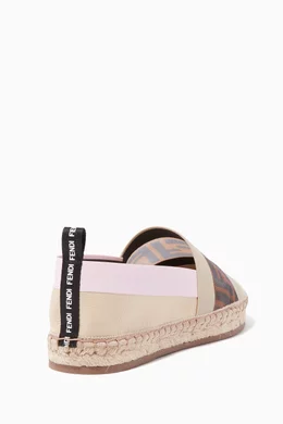Buy Fendi White Canvas Tech Mesh Espadrilles for Women in UAE Ounass
