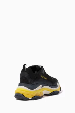 Balenciaga triple s yellow black discount