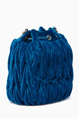Miu miu velvet bucket bag sales