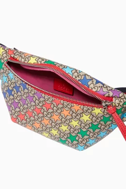 Gucci rainbow star belt bag deals