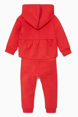 Moncler red tracksuit outlet