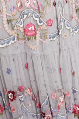 Buy Needle Thread Blue Dreamers Lace Gown for Women in UAE Ounass