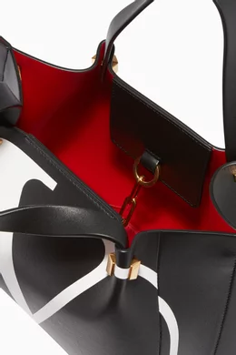 Buy Valentino Garavani Black Go Logo Escape Tote for Women in UAE