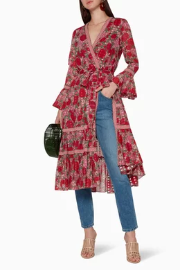 Buy Alexis Multicolour Marcas Midi Dress for Women in UAE Ounass