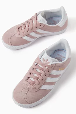 Adidas pink suede shoes hotsell