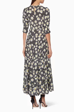 Rixo kristen leopard discount daisy dress