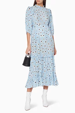 Rixo monet blue leopard daisy cheap