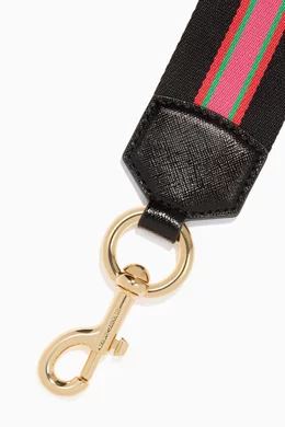 Marc jacobs sport stripe hot sale webbing strap