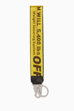 Off white sales keychain yellow