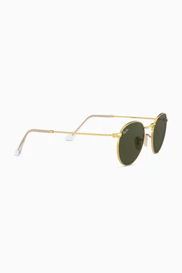 Round metal outlet gold ray bans