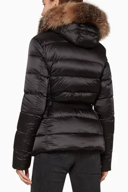Buy Moncler Black Tati Giubbotto Down Coat for Women in UAE Ounass
