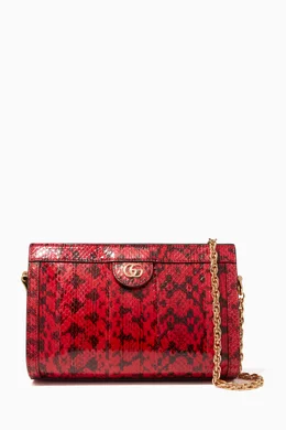 Gucci red 2024 snake bag