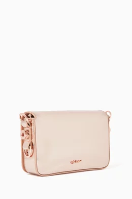 Off white mirror shop mini flap bag