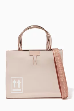 Off white mirror box bag discount