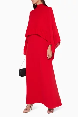 Valentino cape gown shop