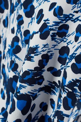 Brushed leopard sales wrap skirt