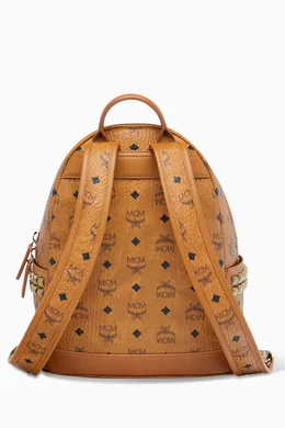 Orange on sale mcm backpack